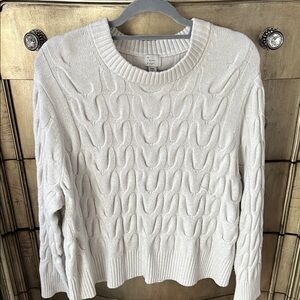 a new day Cream Textured Knit Sweater